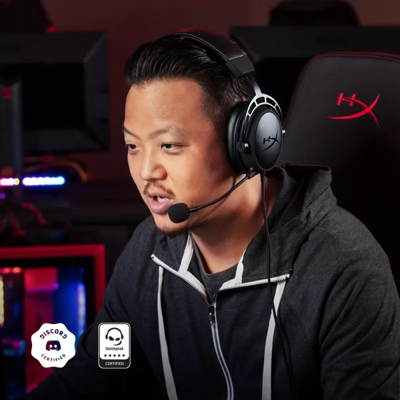 HyperX Cloud Alpha - Wireless Gaming Headset (Melns-Red)