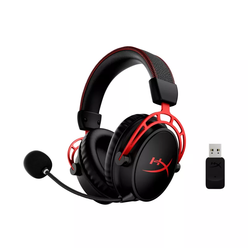 HyperX Cloud Alpha - Wireless Gaming Headset (Melns-Red)