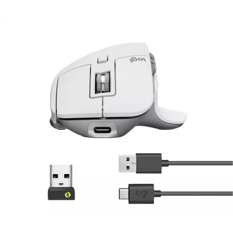 Pele Logitech MX Master 3S Bluetooth Pale Grey