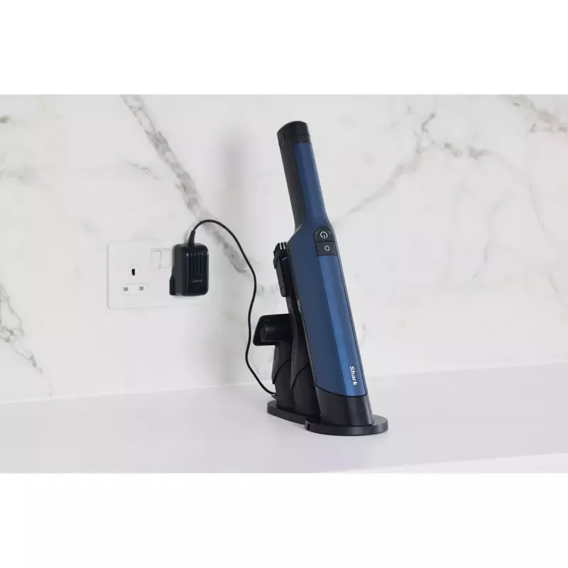 Rokas putekļsūcējs Shark WV270EU — sausā tīrīšana, HEPA filtrācija, 0.7 kg, 2 iestatījumi, zils