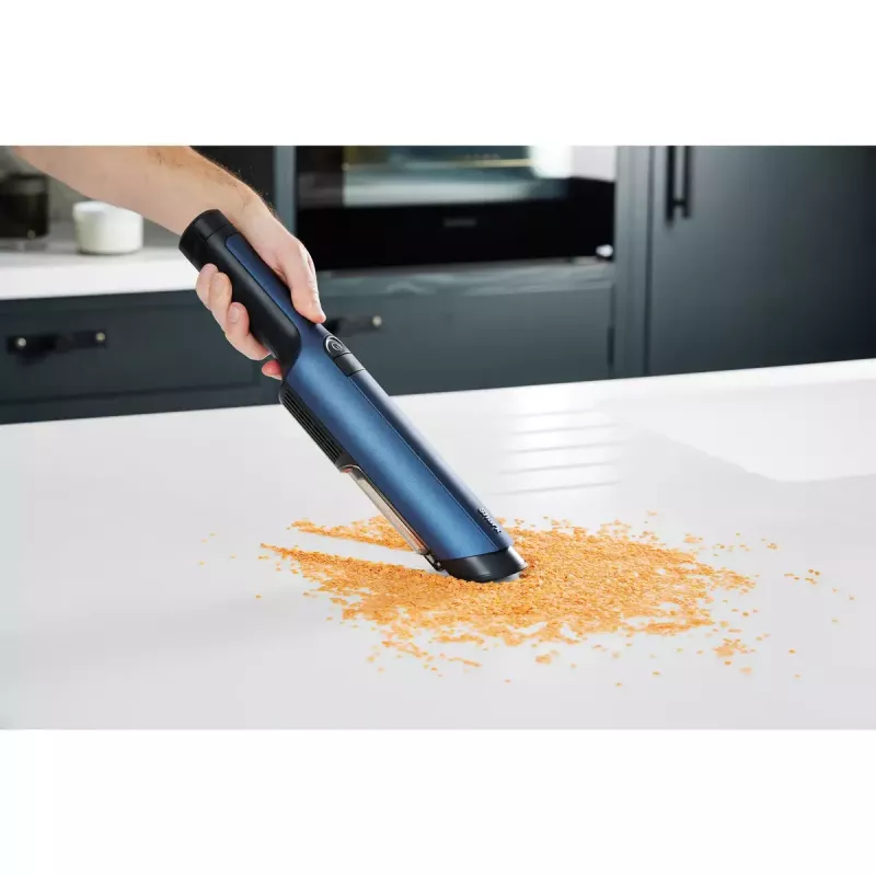 Rokas putekļsūcējs Shark WV270EU — sausā tīrīšana, HEPA filtrācija, 0.7 kg, 2 iestatījumi, zils