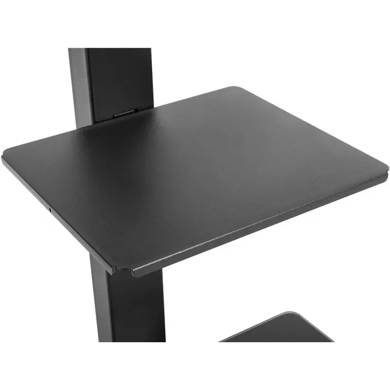 TV skapis Goobay 58526 Melns tērauds 1 plaukts 650x400x1458 mm