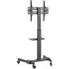 Multivides statīvs Goobay 59507 Melns Tērauds Augstums 1540 mm