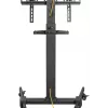 Multivides statīvs Goobay 59507 Melns Tērauds Augstums 1540 mm