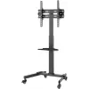 Multivides statīvs Goobay 59507 Melns Tērauds Augstums 1540 mm