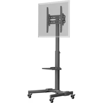 Multivides statīvs Goobay 59507 Melns Tērauds Augstums 1540 mm