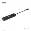 CLUB3D USB Gen1 Type-C, 6-in-1 centrmezgls ar HDMI 8K30Hz, 2xUSB Type-A, RJ45 un 2xUSB Type-C, datu un PD uzlādi 100 vati