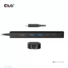 CLUB3D USB Gen1 Type-C, 6-in-1 centrmezgls ar HDMI 8K30Hz, 2xUSB Type-A, RJ45 un 2xUSB Type-C, datu un PD uzlādi 100 vati