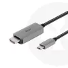 CLUB3D USB Gen2 Type-C uz HDMI 4K120Hz 8K60Hz HDR10 ar DSC1.2 aktīvais kabelis M/M 3m / 9.84ft