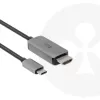 CLUB3D USB Gen2 Type-C uz HDMI 4K120Hz 8K60Hz HDR10 ar DSC1.2 aktīvais kabelis M/M 3m / 9.84ft
