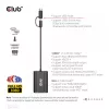 CLUB3D USB Gen1 Type-C/-A uz diviem HDMI (4K/30Hz) / VGA (1080/60Hz)