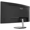 MSI Pro MP341CQ 34 collu izliekts monitors, 1500R, UWQHD (3440 x 1440), 21:9, 100Hz, VA, 4ms, HDMI, VGA, iebūvēti skaļruņi, pretatspīduma, pretmirgošanas, mazāk zilās gaismas, TÜV sertificēts, VESA, Kensington, melns