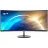 MSI Pro MP341CQ 34 collu izliekts monitors, 1500R, UWQHD (3440 x 1440), 21:9, 100Hz, VA, 4ms, HDMI, VGA, iebūvēti skaļruņi, pretatspīduma, pretmirgošanas, mazāk zilās gaismas, TÜV sertificēts, VESA, Kensington, melns