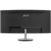 MSI Pro MP341CQ 34 collu izliekts monitors, 1500R, UWQHD (3440 x 1440), 21:9, 100Hz, VA, 4ms, HDMI, VGA, iebūvēti skaļruņi, pretatspīduma, pretmirgošanas, mazāk zilās gaismas, TÜV sertificēts, VESA, Kensington, melns