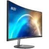MSI Pro MP341CQ 34 collu izliekts monitors, 1500R, UWQHD (3440 x 1440), 21:9, 100Hz, VA, 4ms, HDMI, VGA, iebūvēti skaļruņi, pretatspīduma, pretmirgošanas, mazāk zilās gaismas, TÜV sertificēts, VESA, Kensington, melns