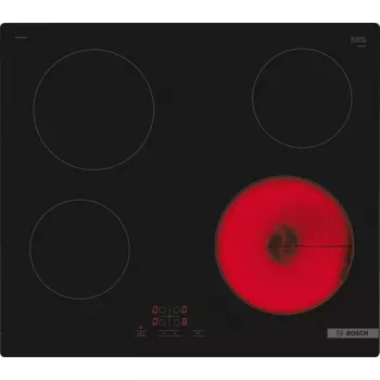 Bosch Serie 4 PKE611BA2E plīts Melna Iebūvējama 60 cm Keramiskā plīts 4 zona(s)