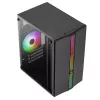 Aerocool Evo Mini RGB Micro ATX Mini Tower korpuss, melns, ar logu