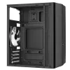 Aerocool Evo Mini RGB Micro ATX Mini Tower korpuss, melns, ar logu