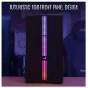 Aerocool Evo Mini RGB Micro ATX Mini Tower korpuss, melns, ar logu