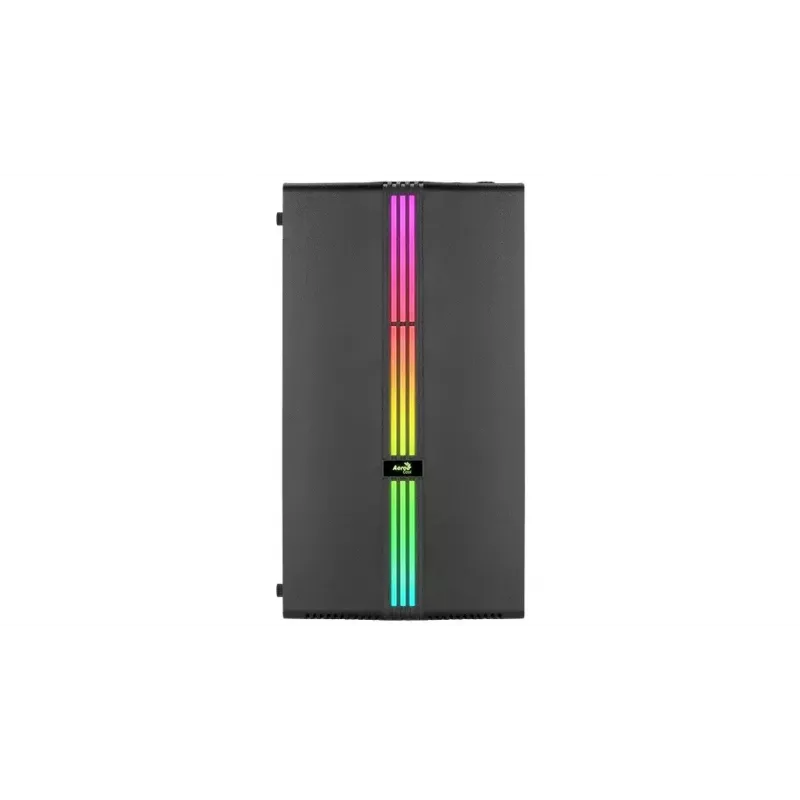 Aerocool Evo Mini RGB Micro ATX Mini Tower korpuss, melns, ar logu