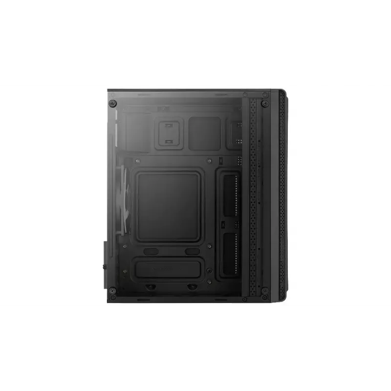 Aerocool Evo Mini RGB Micro ATX Mini Tower korpuss, melns, ar logu