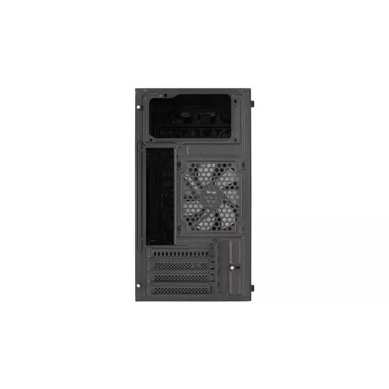 Aerocool Evo Mini RGB Micro ATX Mini Tower korpuss, melns, ar logu