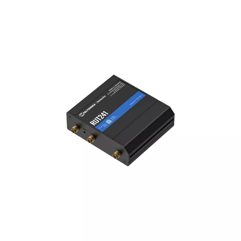 TELTONIKA RUT241 Rūpnieciskais 4G/LTE maršrutētājs Wi-Fi 802.11b/g/n 2xRJ45 10/100