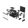 FRACTAL DESIGN Fractal Design Pop Mini Air RGB Melns Tg Clear Tint