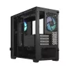 FRACTAL DESIGN Fractal Design Pop Mini Air RGB Melns Tg Clear Tint