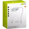 Goobay LED palielināšanas lampa ar pamatni un skavu 6 W, palielinājums 1.75x