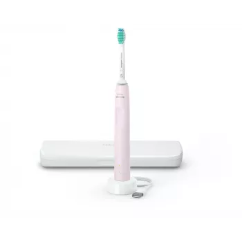 Philips 3100 sērija HX3673/11 Sonic elektriskā zobu birste ar futlāri – rozā