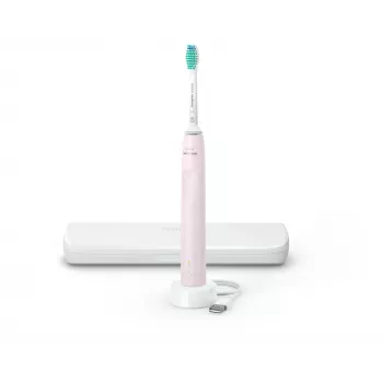 Philips 3100 sērija HX3673/11 Sonic elektriskā zobu birste ar futlāri – rozā
