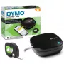 DYMO LetraTag 200B Bluetooth etiķešu printeris | Kompakts etiķešu printeris | Savienojas, izmantojot Bluetooth bezvadu tehnoloģiju, ar iOS un Android | Komplektā 1 balta papīra etiķešu lente | Melns