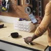 DYMO LetraTag 200B Bluetooth etiķešu printeris | Kompakts etiķešu printeris | Savienojas, izmantojot Bluetooth bezvadu tehnoloģiju, ar iOS un Android | Komplektā 1 balta papīra etiķešu lente | Melns