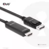 CLUB3D DisplayPort 1.4 uz HDMI 4K120Hz vai 8K60Hz HDR10 kabelis M/M 3m