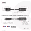 CLUB3D DisplayPort 1.4 uz HDMI 4K120Hz vai 8K60Hz HDR10 kabelis M/M 3m