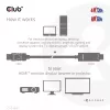 CLUB3D DisplayPort 1.4 uz HDMI 4K120Hz vai 8K60Hz HDR10 kabelis M/M 3m