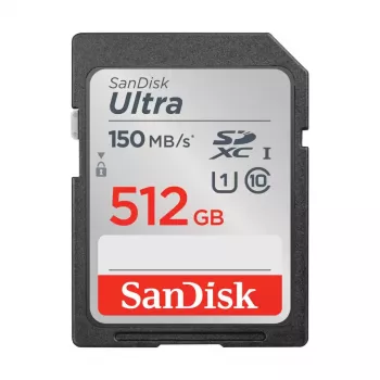 WESTERN DIGITAL SanDisk Ultra 512GB SDXC atmiņas karte 150MB/s