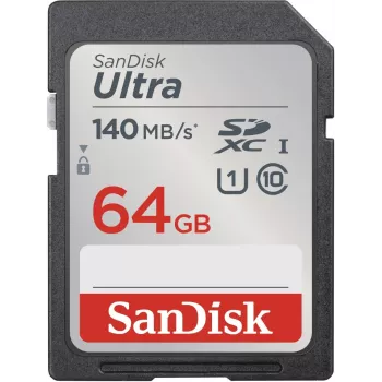 WESTERN DIGITAL SanDisk Ultra 64 GB SDXC atmiņas karte 140 MB/s
