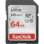 WESTERN DIGITAL SanDisk Ultra 64 GB SDXC atmiņas karte 140 MB/s