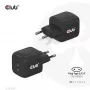 CLUB3D ceļojumu lādētājs PPS 45W GAN tehnoloģija, Divi USB Type-C porti, Power Delivery (PD) 3.0 atbalsts
