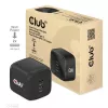 CLUB3D ceļojumu lādētājs PPS 45W GAN tehnoloģija, Divi USB Type-C porti, Power Delivery (PD) 3.0 atbalsts