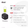 CLUB3D ceļojumu lādētājs PPS 45W GAN tehnoloģija, Divi USB Type-C porti, Power Delivery (PD) 3.0 atbalsts