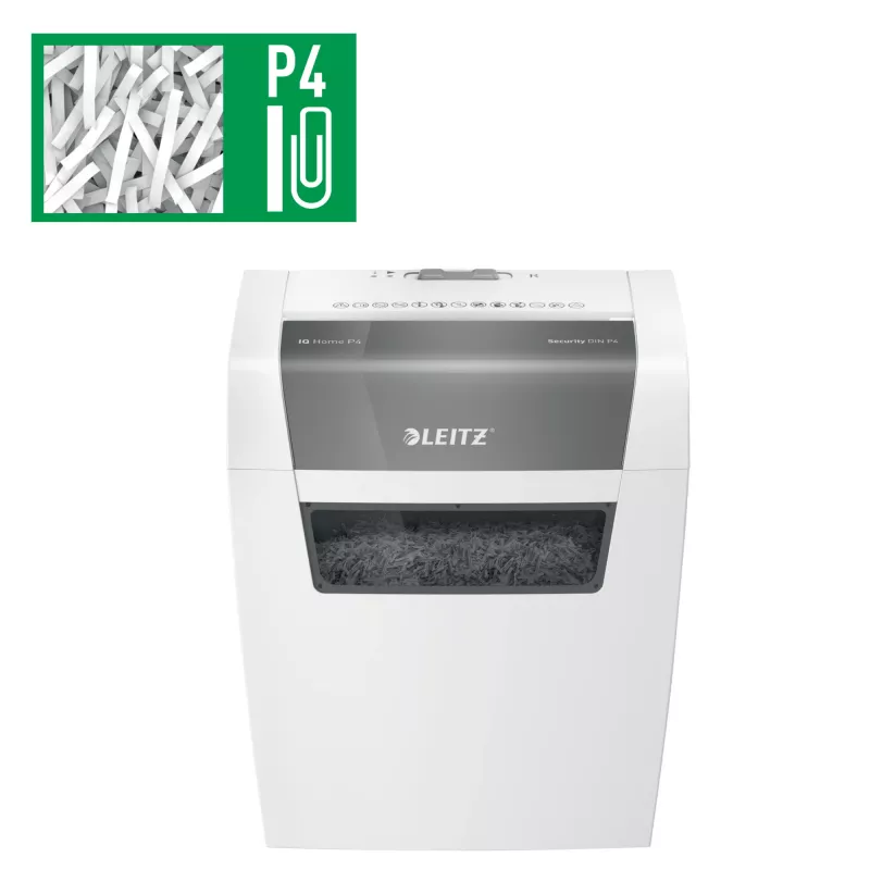 Leitz 80340000 papīra smalcinātājs, daļiņu griešana, 70 dB, 22 cm, balts