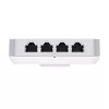 Access Point UBIQUITI Unifi 6 In-Wall U6-IW — dual-band 2.4/5 GHz, 4800 Mbit/s, 5x RJ-45, PoE, balta