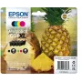 Epson 604XL tintes kasetne 4 gab. Oriģināla Augstas (XL) ietilpības melna, ciāna, fuksīna, dzeltena