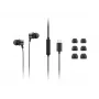 Lenovo 4XD1J77351 austiņas / austiņu un mikrofona komplekts Vadu Ieklausāmās Birojam / zvanu centram USB Type-C Melns