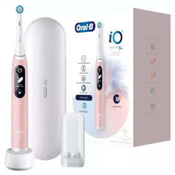 Oral-B 445197 elektriskā zobu suka pieaugušajiem vibrējoša zobu suka Rozā, Balta