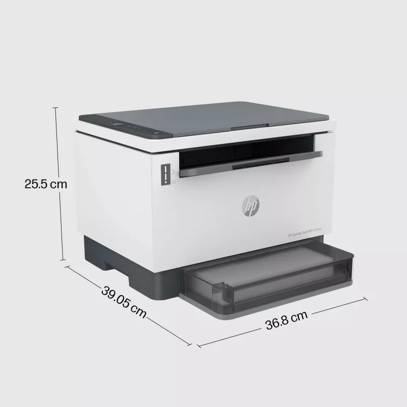 HP LaserJet Tank MFP 2604dw printeris, lāzeris, vienkrāsainā druka, 600 x 600 DPI, A4, tiešā druka, pelēks