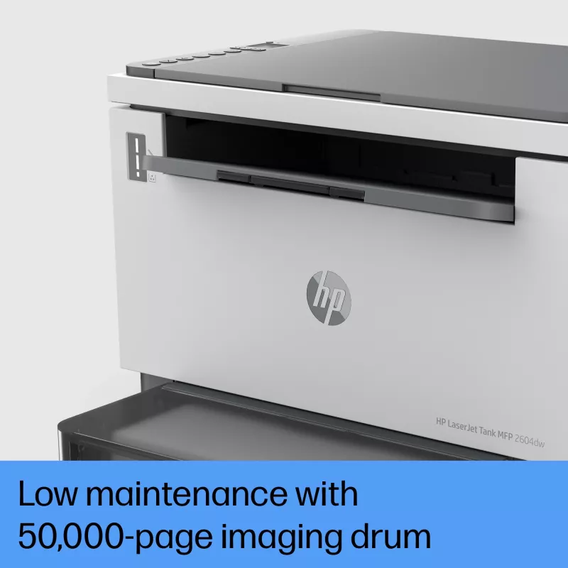 HP LaserJet Tank MFP 2604dw printeris, lāzeris, vienkrāsainā druka, 600 x 600 DPI, A4, tiešā druka, pelēks
